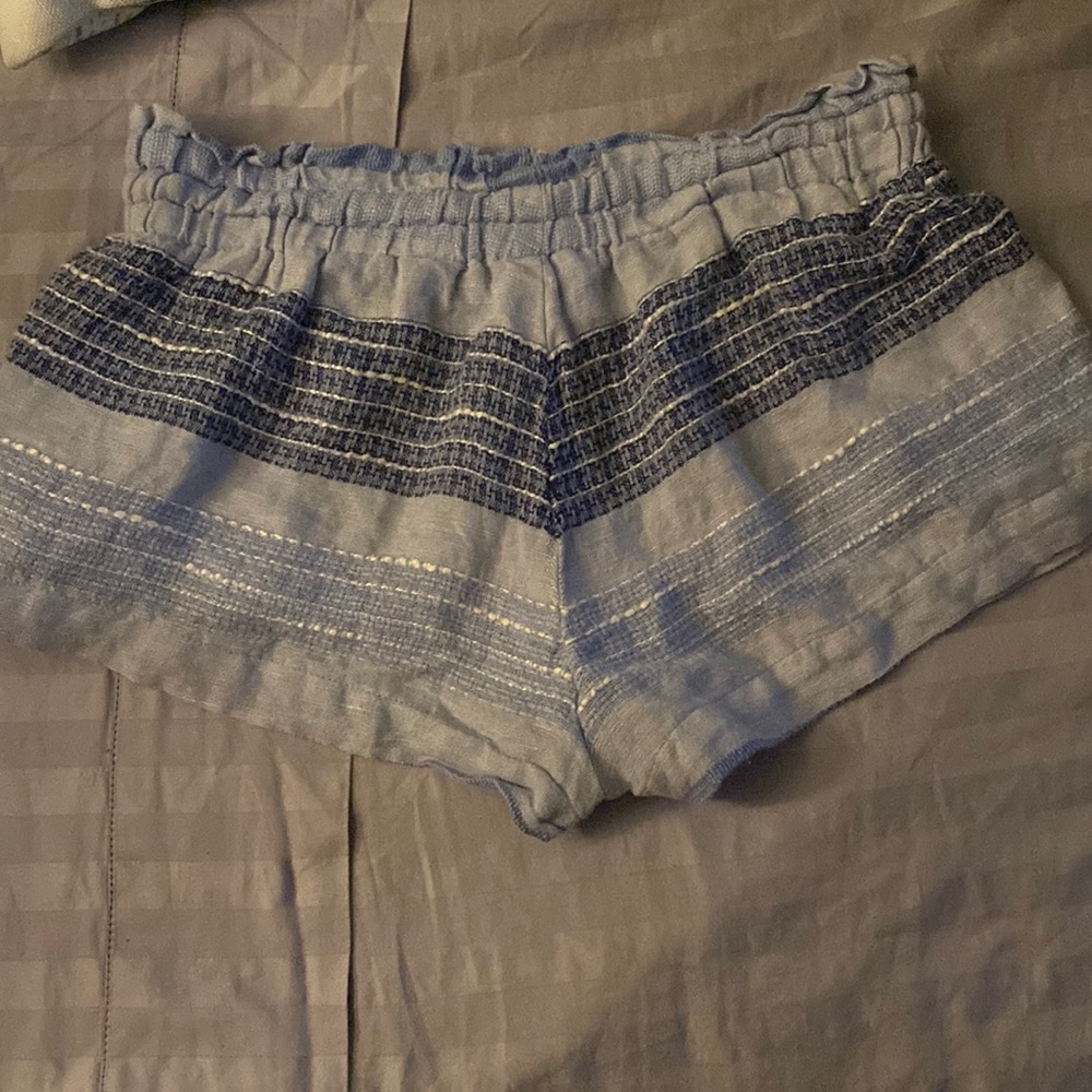 Bell Dahl Flowy Striped Shorts Size Xsmall - Picture 5 of 7